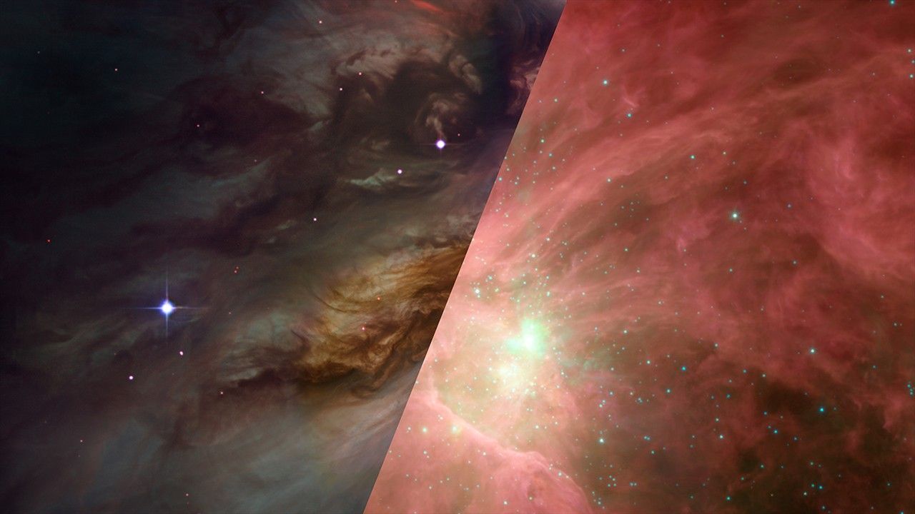 
			Infrared Universe: The Orion Nebula - NASA Science			