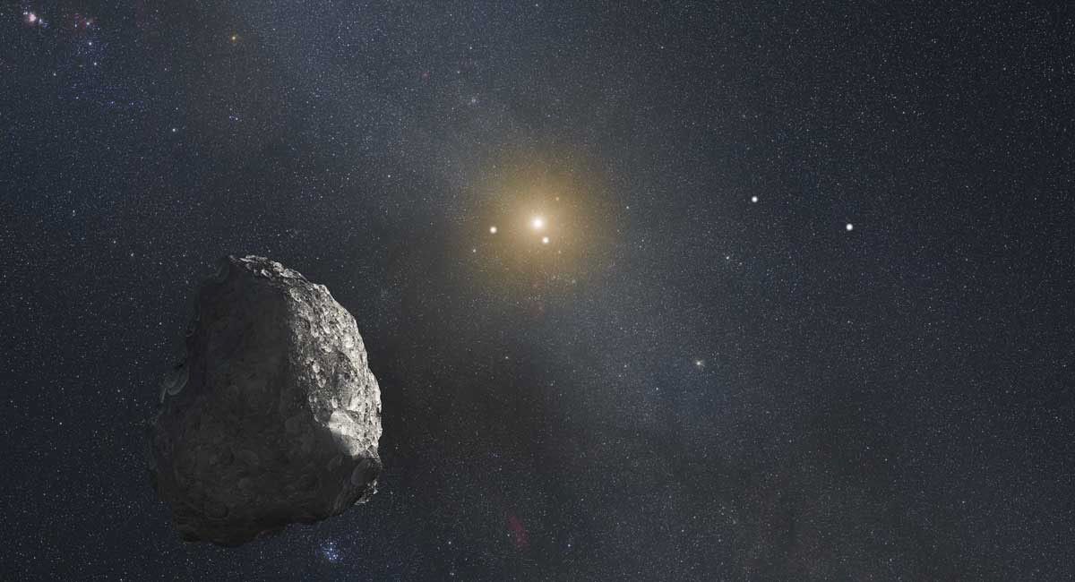 Artist's Impression of a Kuiper Belt Object