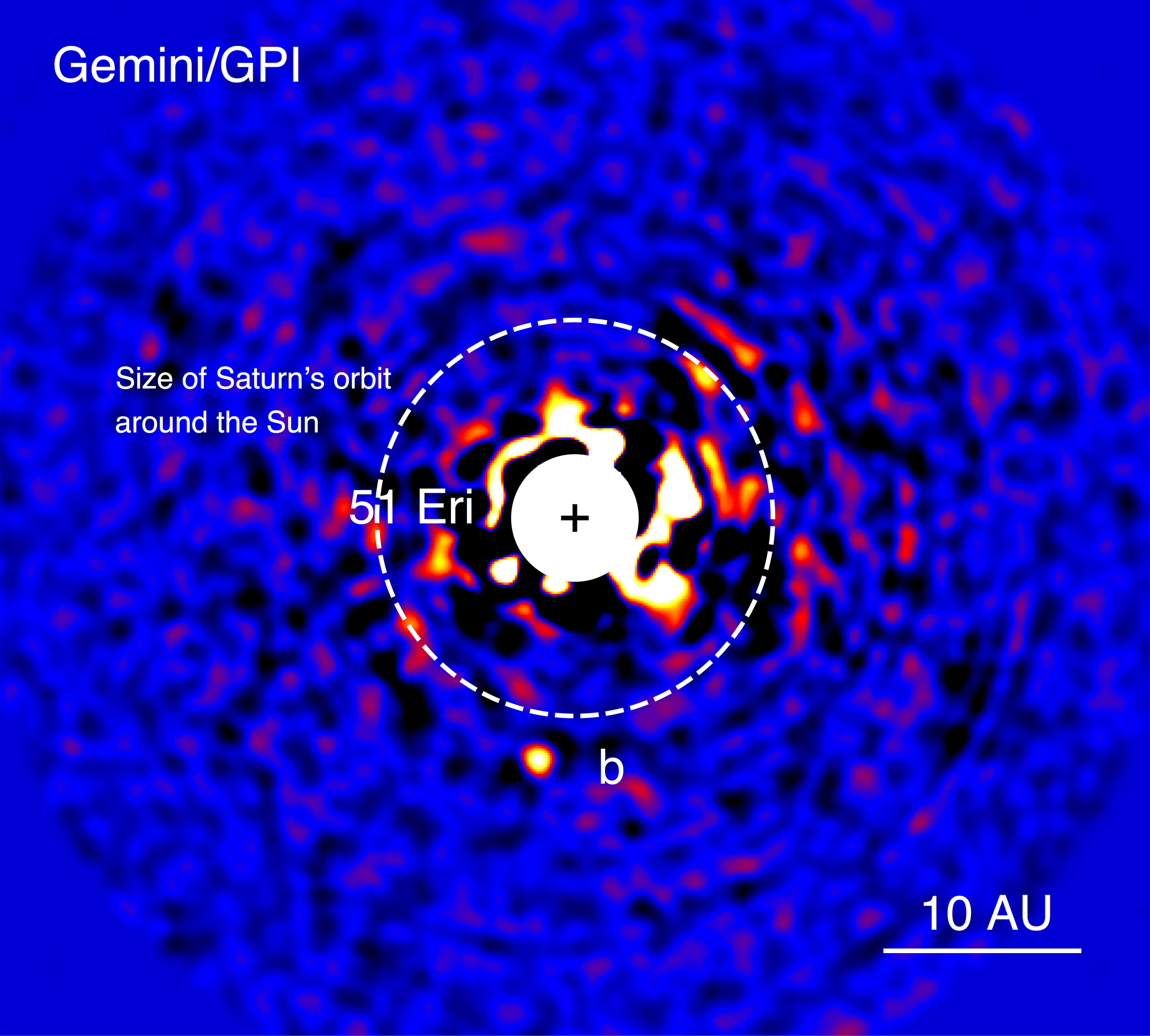 
			Exoplanet 51 Eridani b (Gemini) - NASA Science			