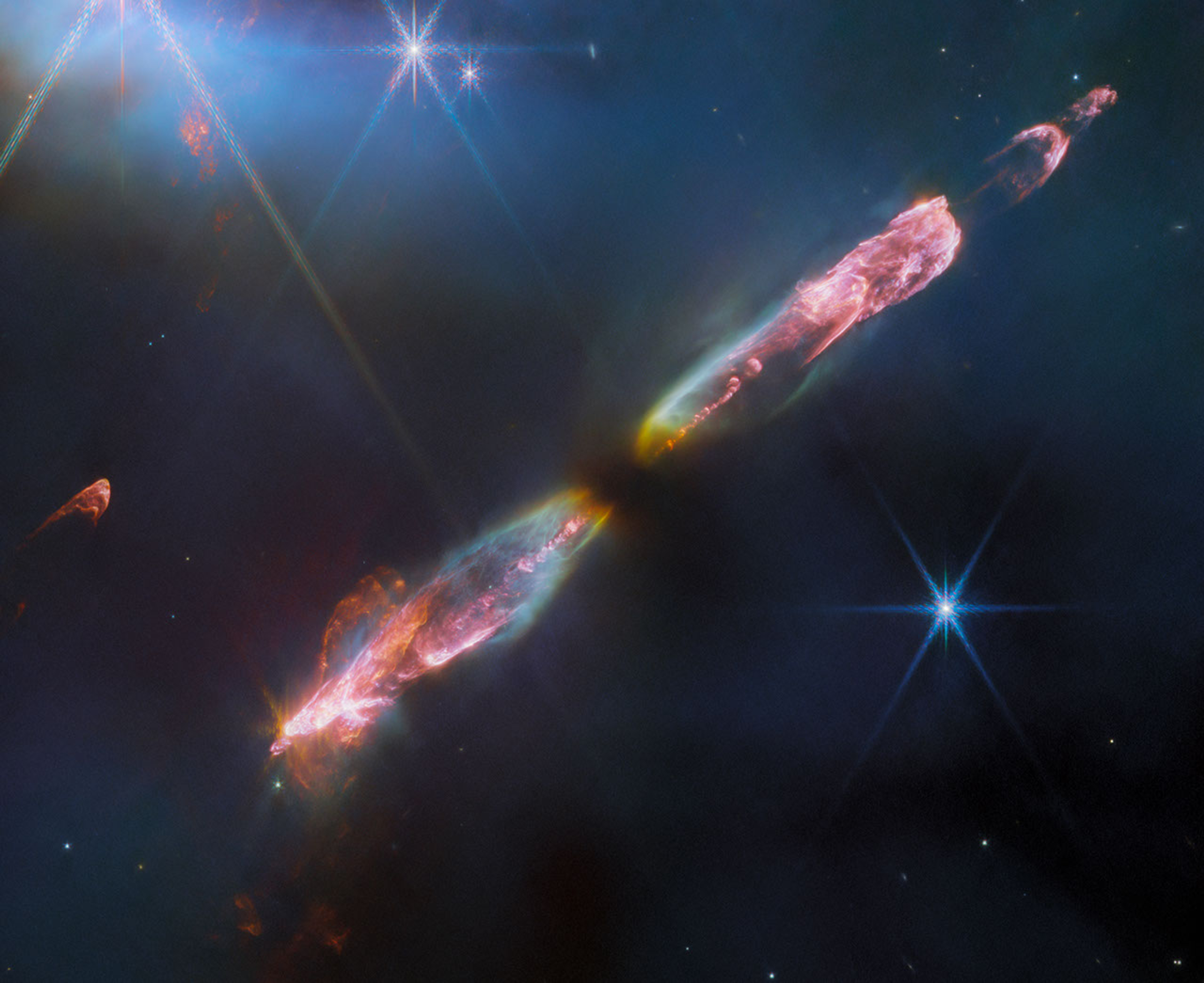 
			NASA's Webb Snaps Supersonic Outflow of Young Star - NASA Science			