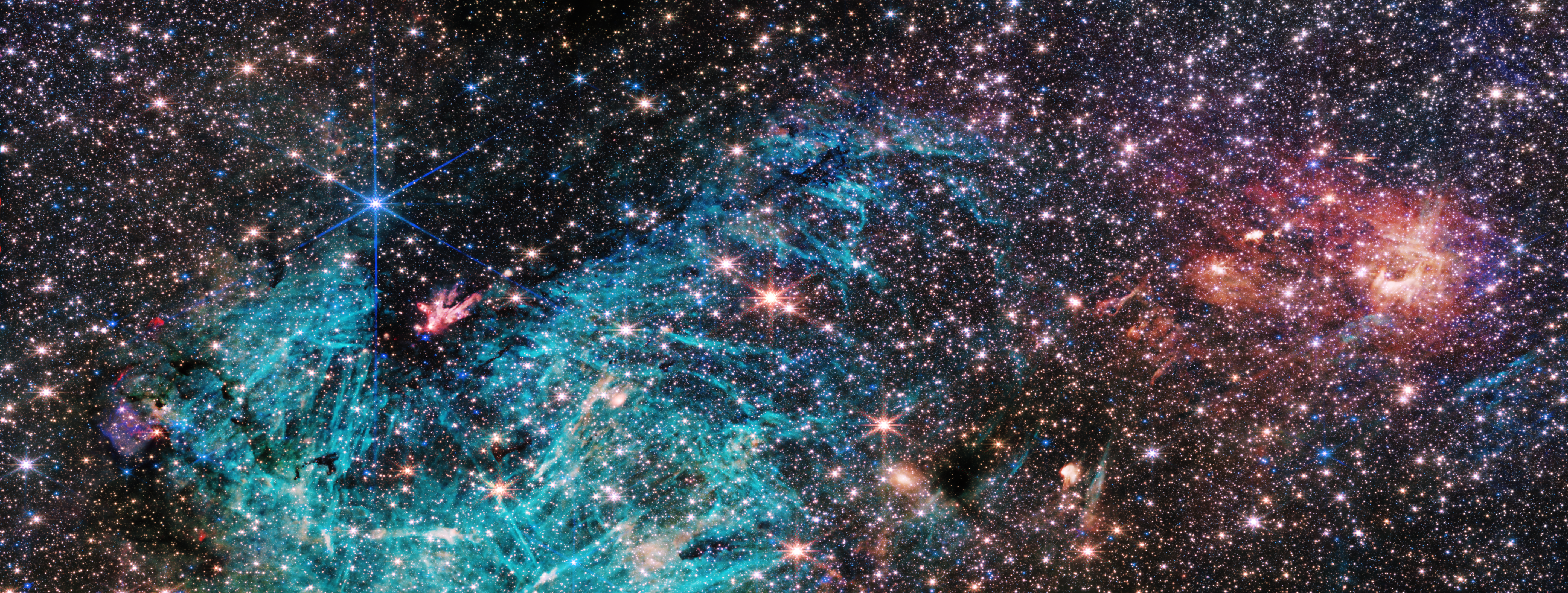 NASA's Webb Reveals New Features in Heart of Milky Way - NASA Science, image size:5733x2169