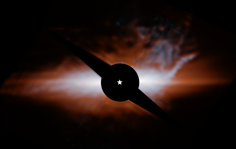 Star system Beta Pictoris.