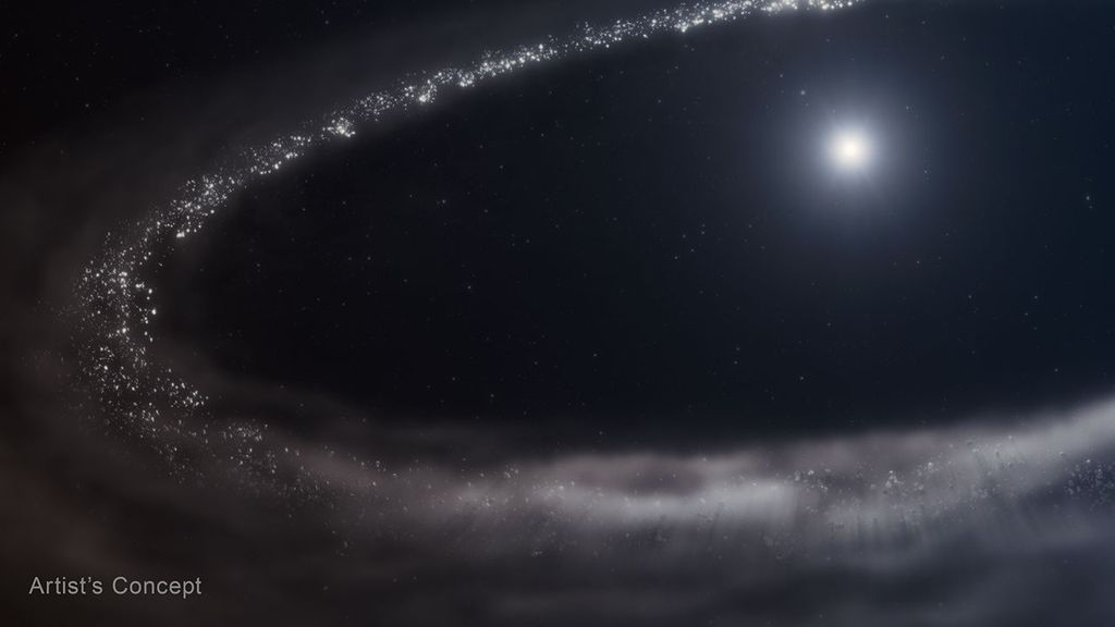 Another First: NASA Webb Identifies Frozen Water in Young Star System