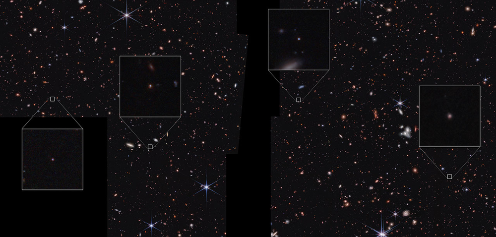 Galaxies in CEERS Field (NIRCam image)