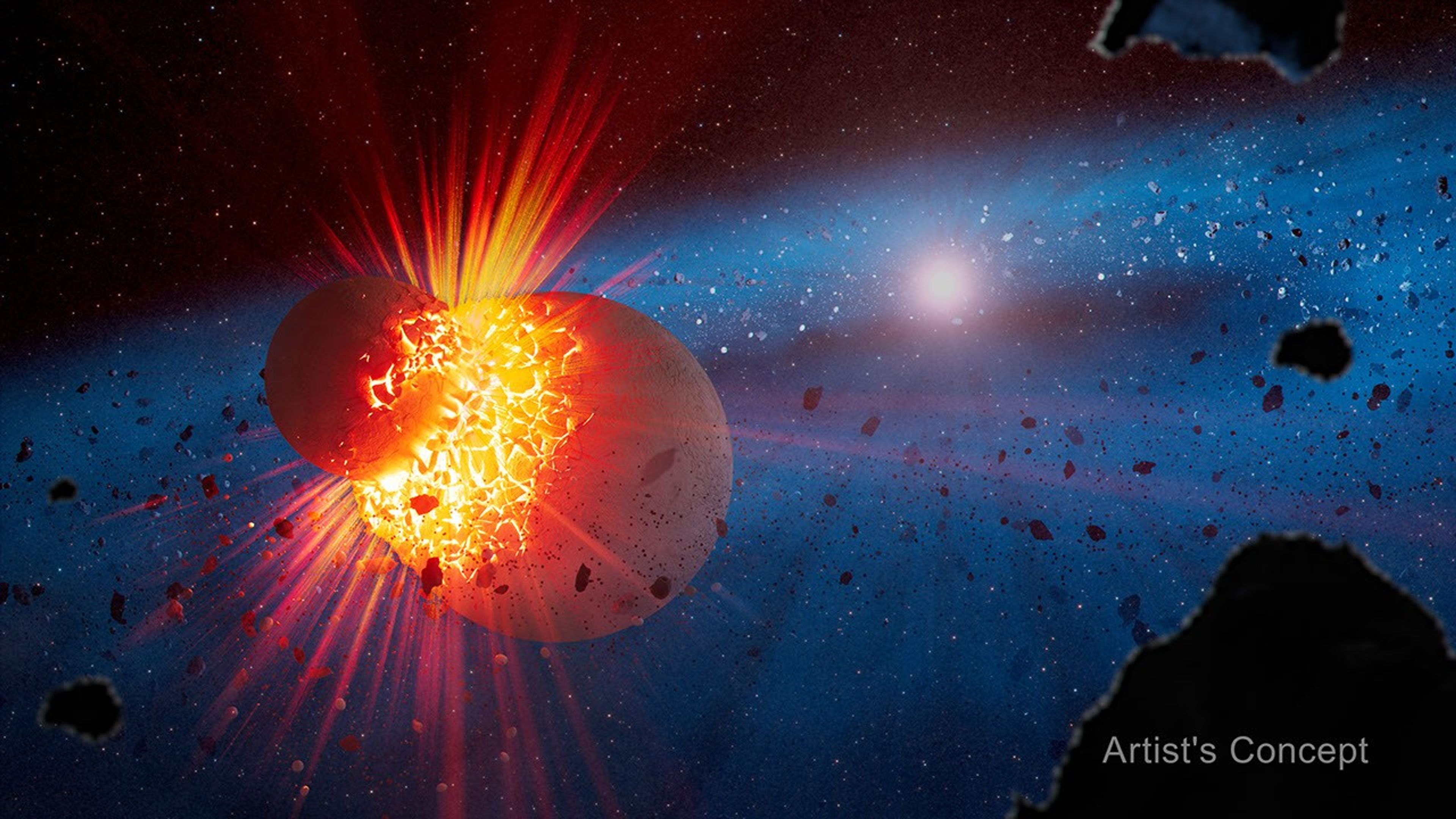 NASA’s Webb Provides Crash Course on Planet-Shattering Collisions
