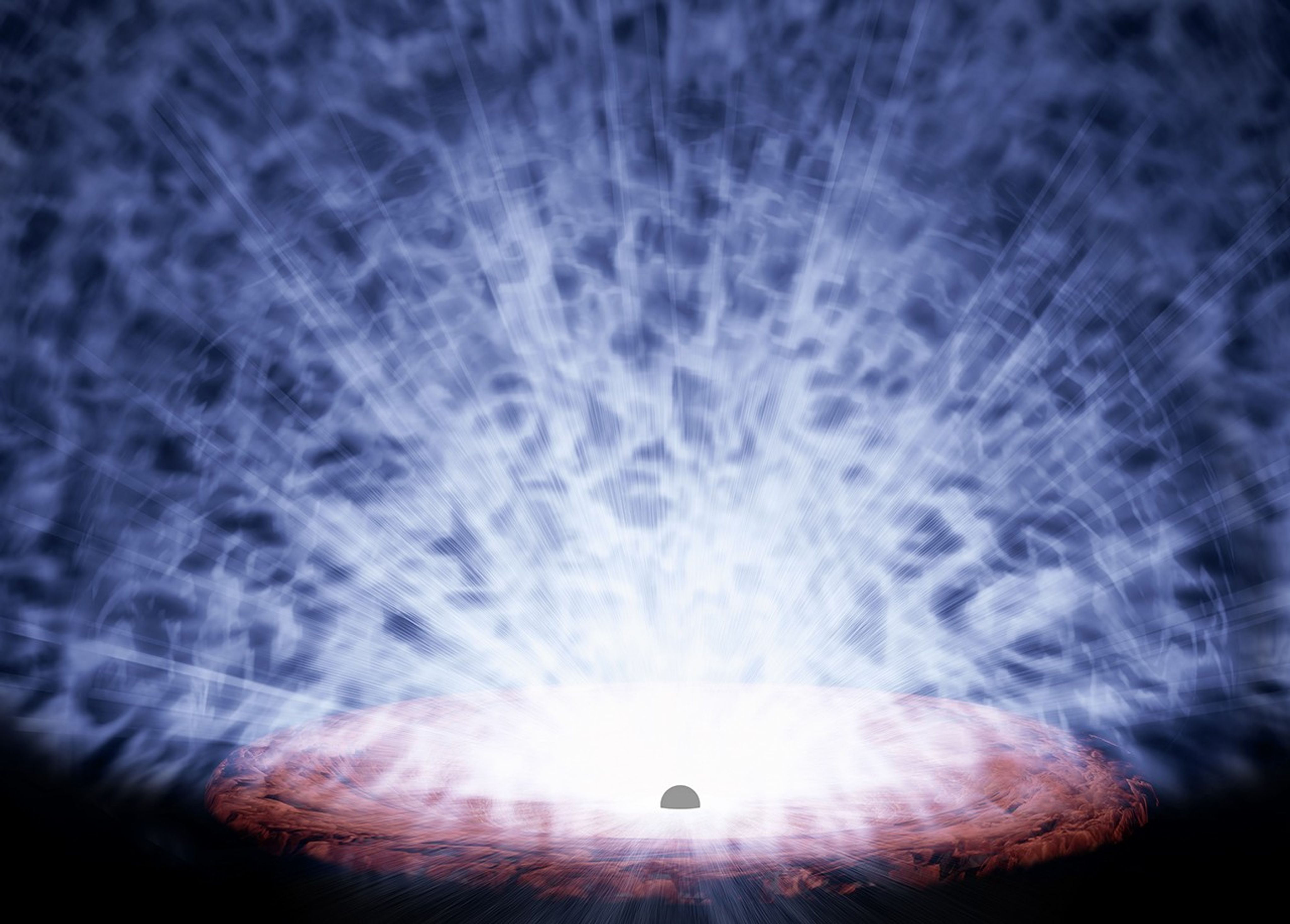 Artist's concept of a black hole