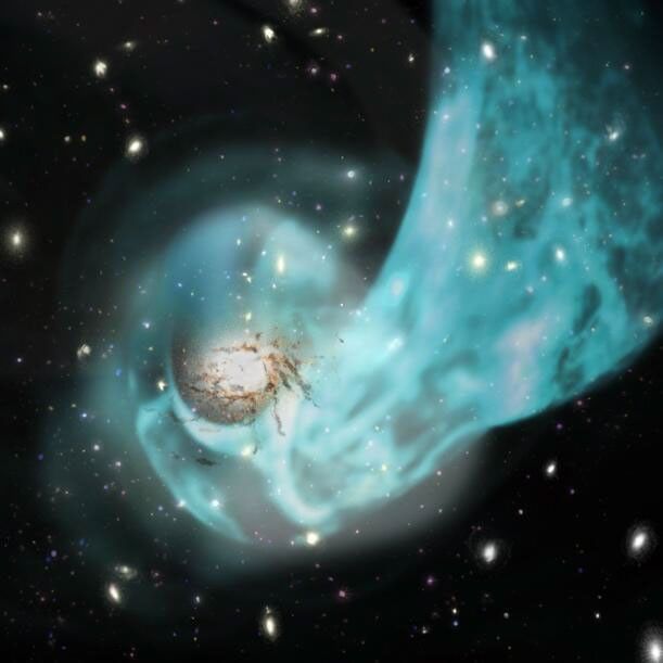 Illustration of the Centaurus cluster
