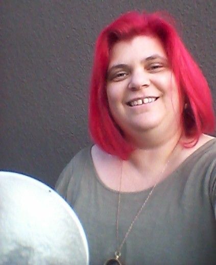 Portrait of a smiling woman.