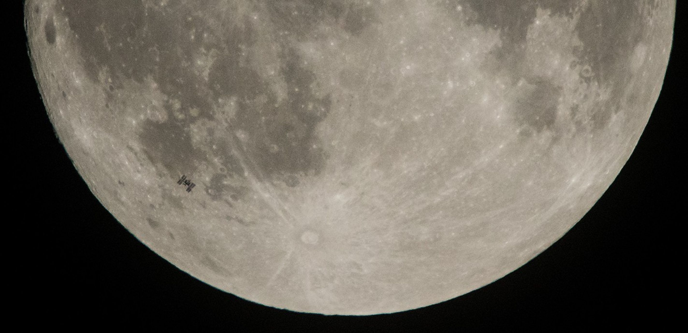 
			International Space Station Lunar Transit - NASA Science			