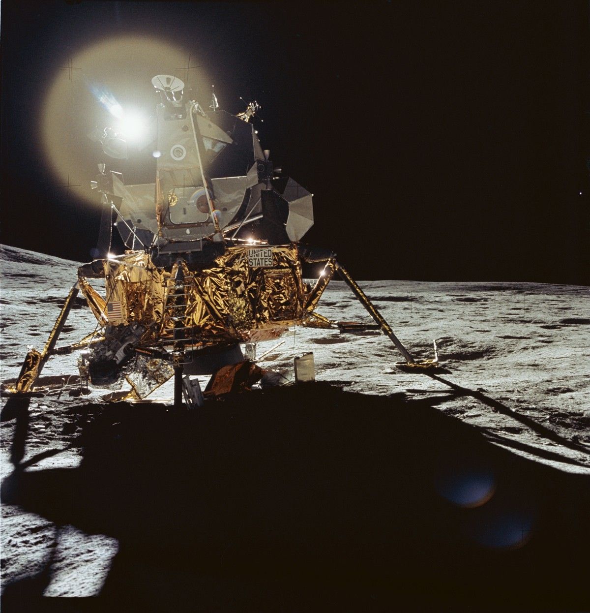 View of Apollo 14 Lunar Module on the Moon - NASA Science