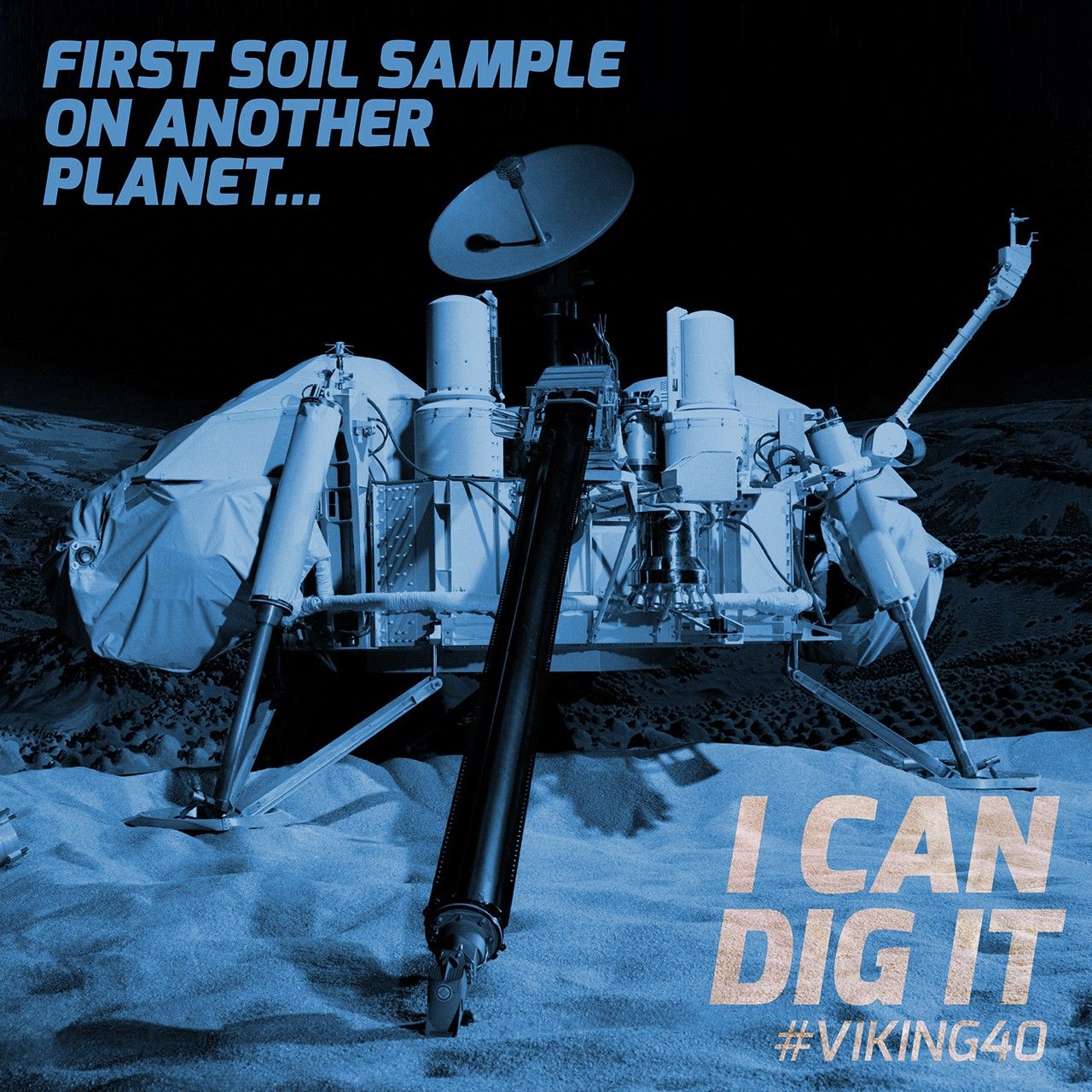 Viking 40 Year Anniversary Artwork: First Soil Sample on Another