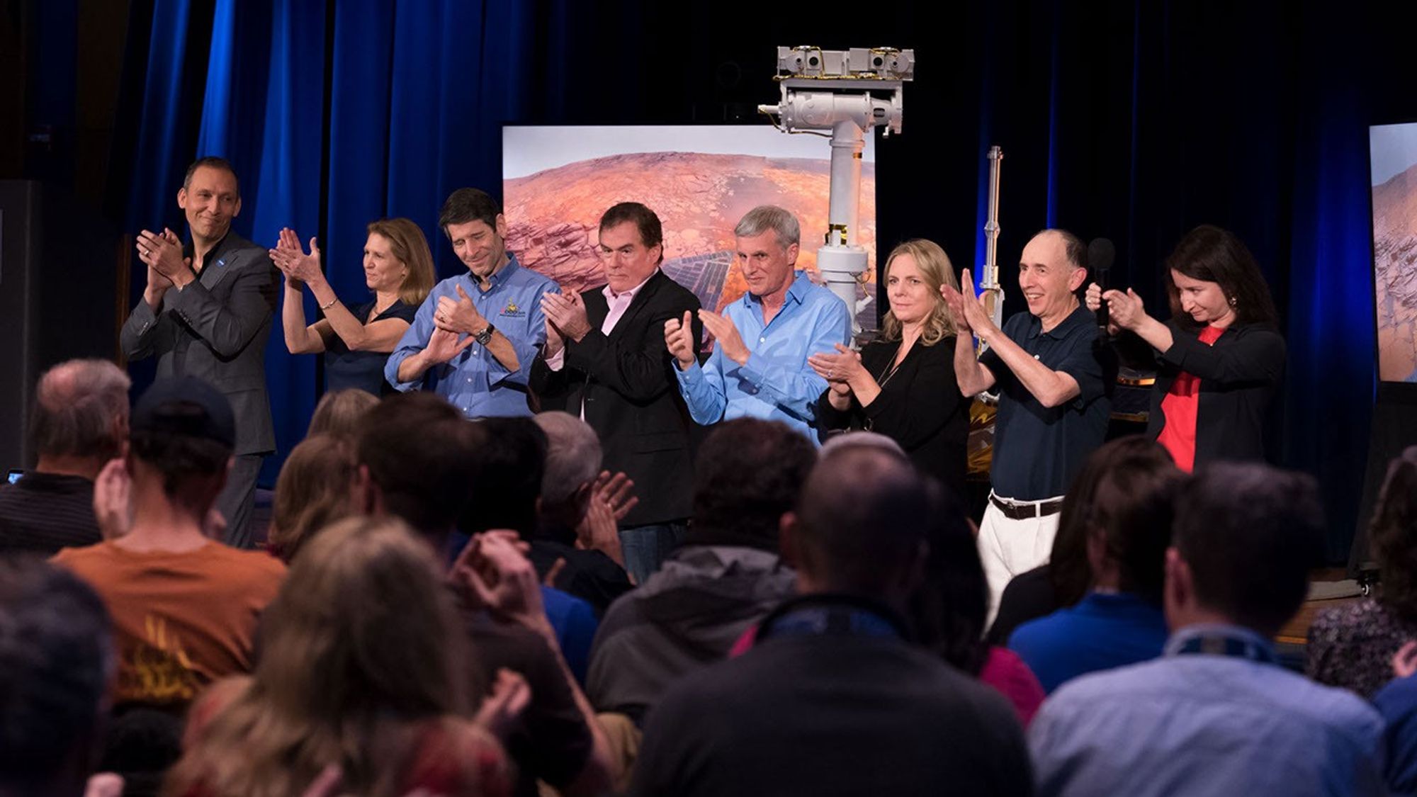 slide 2 - Applause for a Rover Overachiever