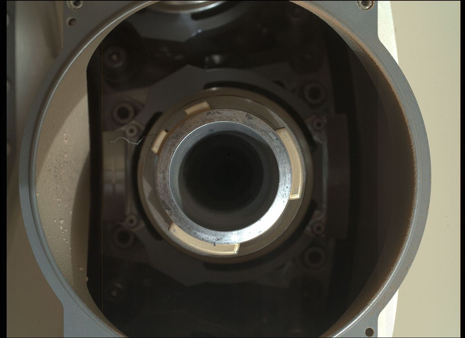 Image of debris acquired by NASA's Mars Perseverance rover.