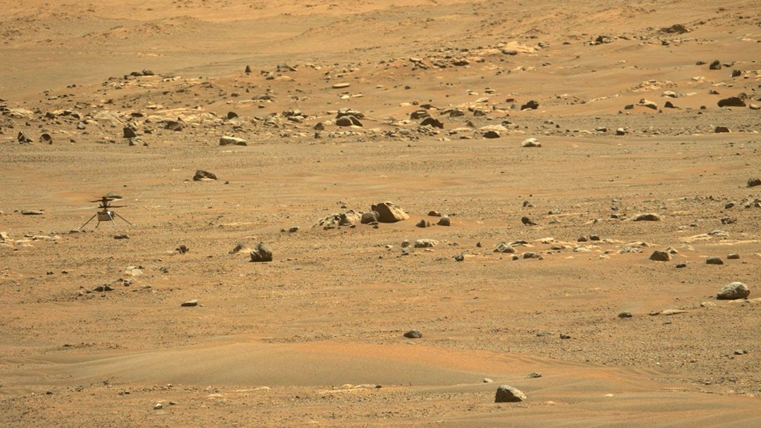 Ingenuity helicopter on Mars