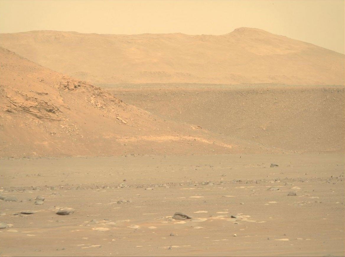 NASA's Mars Perseverance rover acquired this image using its Right Mastcam-Z camera. Mastcam-Z is a pair of cameras located high on the rover's mast.