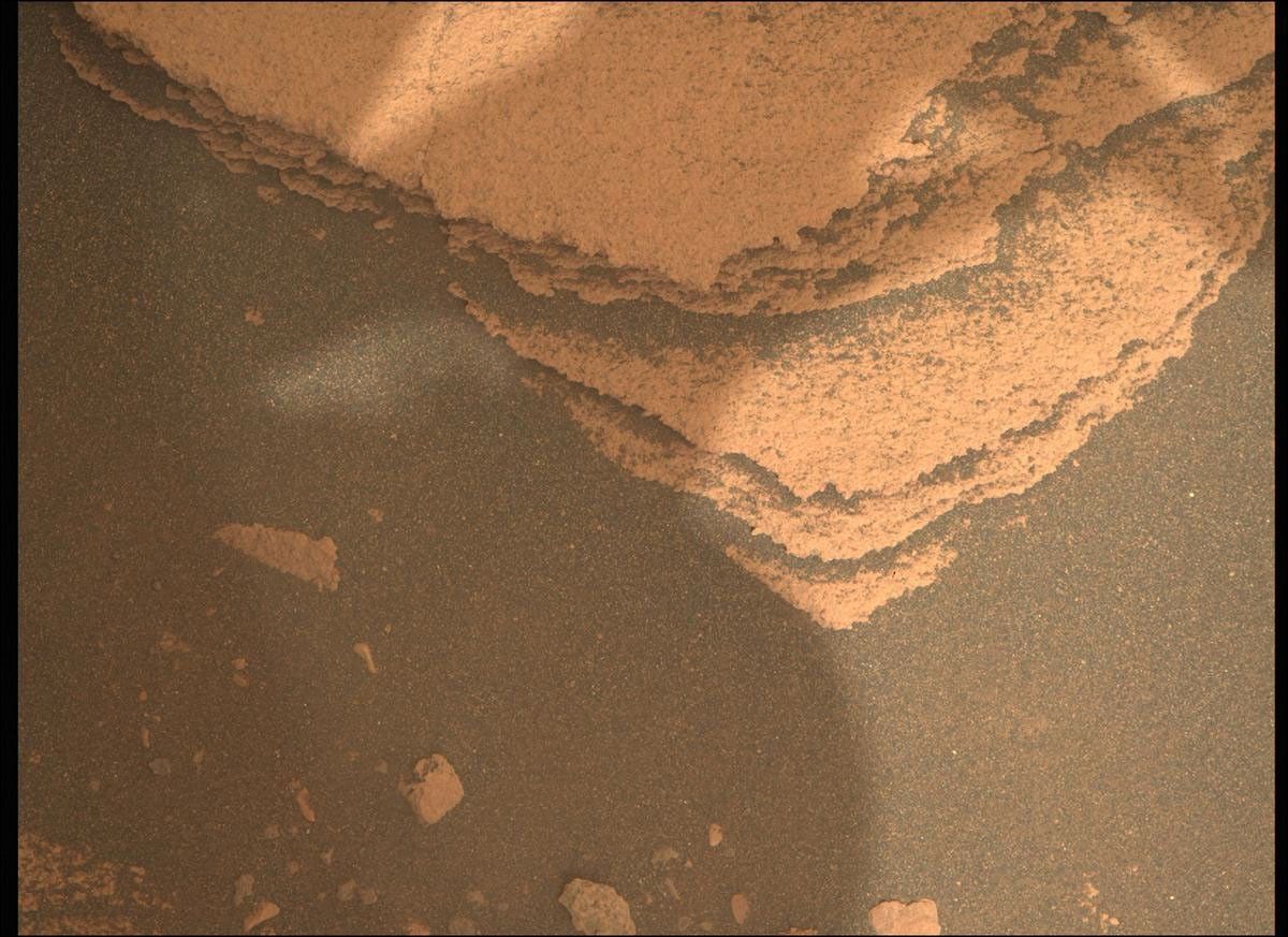 NASA's Mars Perseverance rover acquired this image using its Right Mastcam-Z camera. Mastcam-Z is a pair of cameras located high on the rover's mast.