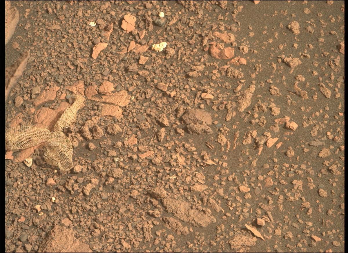 NASA's Mars Perseverance rover acquired this image using its Right Mastcam-Z camera. Mastcam-Z is a pair of cameras located high on the rover's mast.