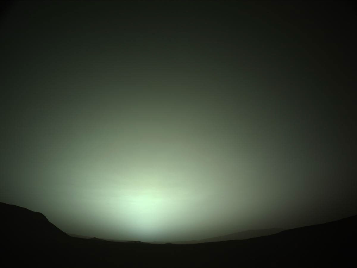 NASA's Mars Perseverance rover acquired this image using its onboard Left Navigation Camera (Navcam). The camera is located high on the rover's mast and aids in driving.
