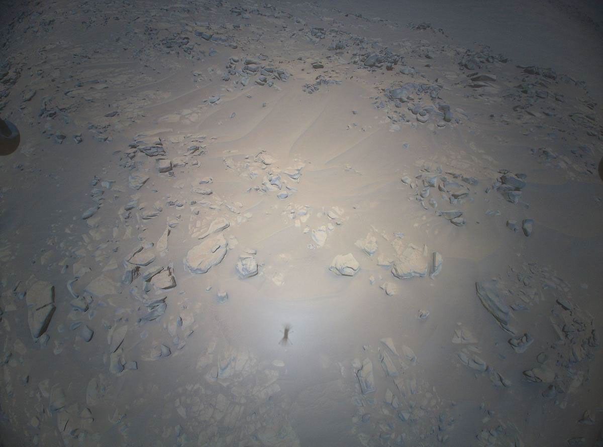 NASA's Ingenuity Mars Helicopter acquired this image using its high-resolution color camera on Dec. 2, 2023.
