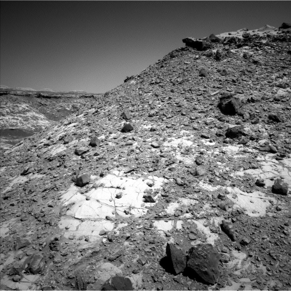 Curiosity’s workspace at the top of Western Butte for the next few sols.