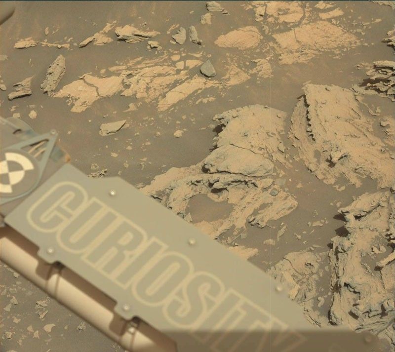 This image was taken by Mast Camera (Mastcam) onboard NASA's Mars rover Curiosity on Sol 2693. Credits: NASA/JPL-Caltech. Download image ›