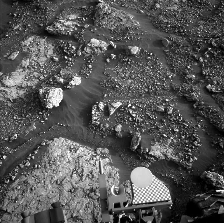 Curiosity's hardware on Mars