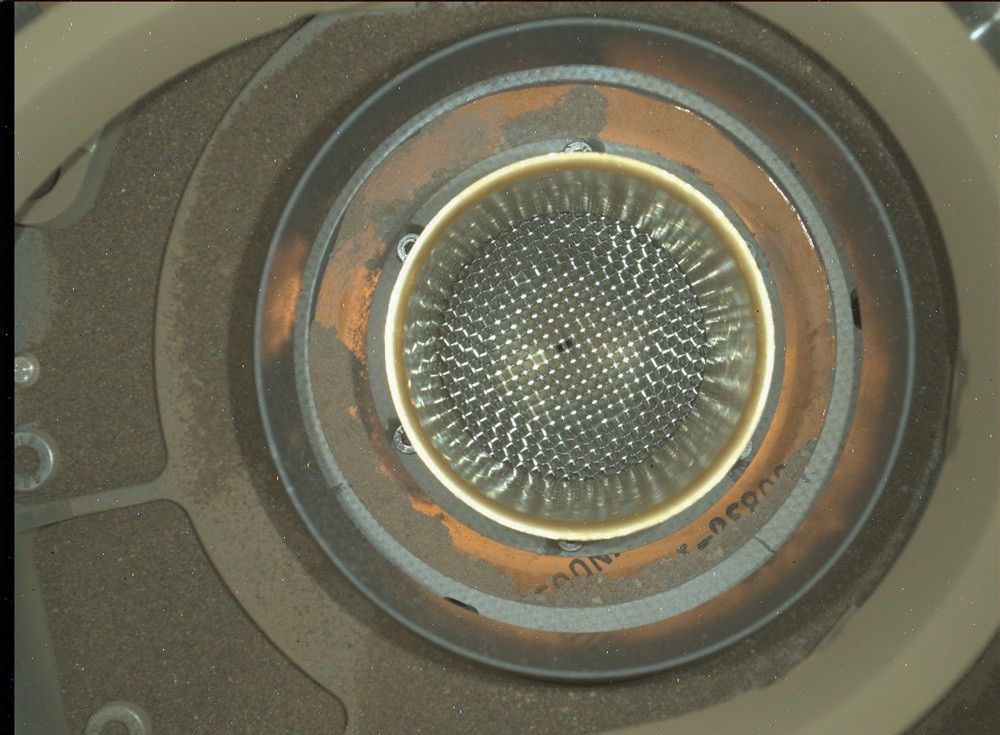 CheMin inlet of Curiosity rover