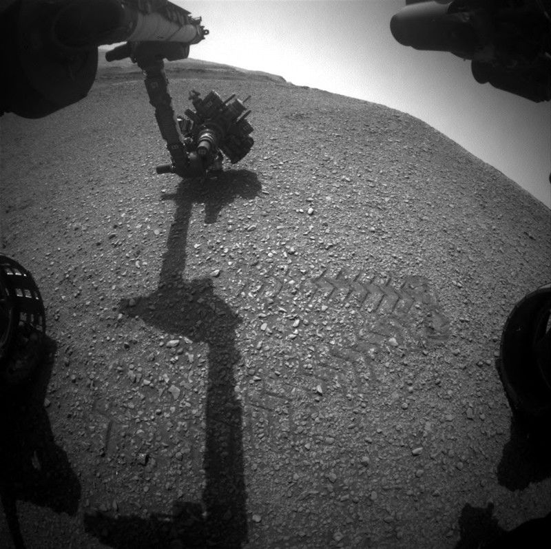 The APXS placed on the “Rachan” target on Mars