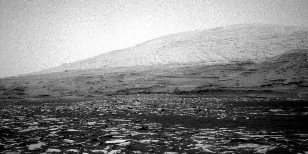 A view of Mt. Sharp on Mars