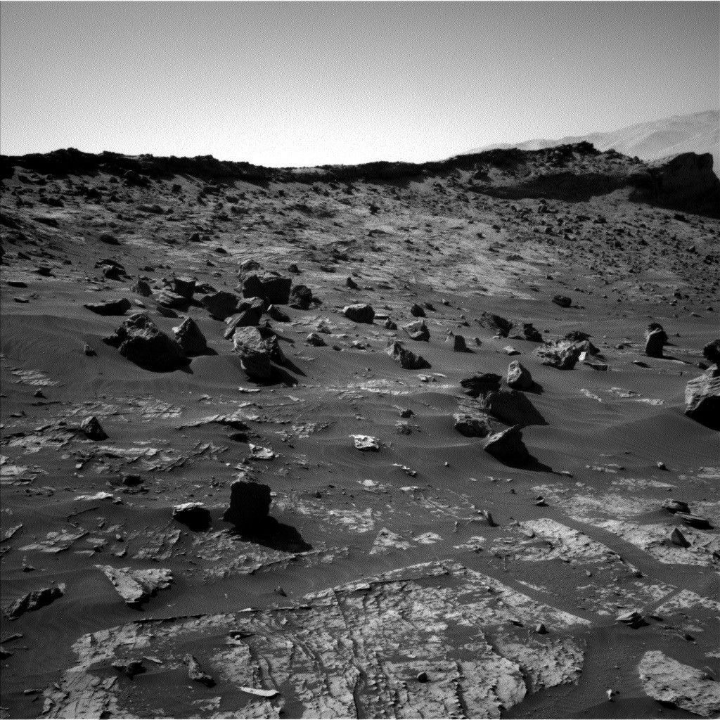 Boulder field below the Greenheugh Pediment
