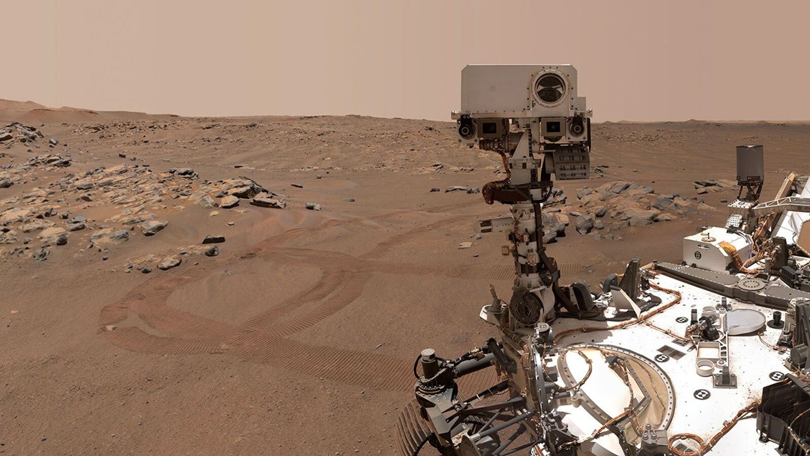 NASA’s Perseverance Mars rover took this selfie over a rock nicknamed "Rochette," on September 10, 2021, the 198th Martian day, or sol of the mission.