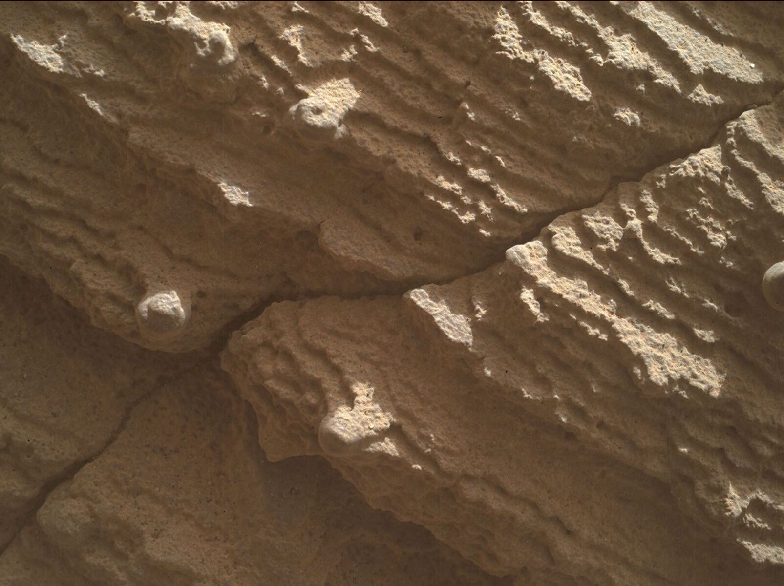 This image was taken by MAHLI onboard NASA's Mars rover Curiosity on Sol 3603.