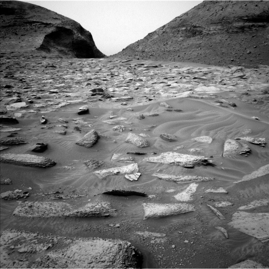 This image was taken by Left Navigation Camera onboard NASA's Mars rover Curiosity on Sol 3626.