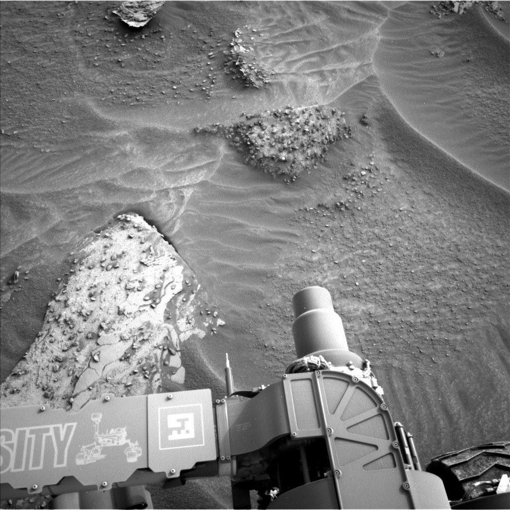 This image was taken by Left Navigation Camera onboard NASA's Mars rover Curiosity on Sol 3628.
