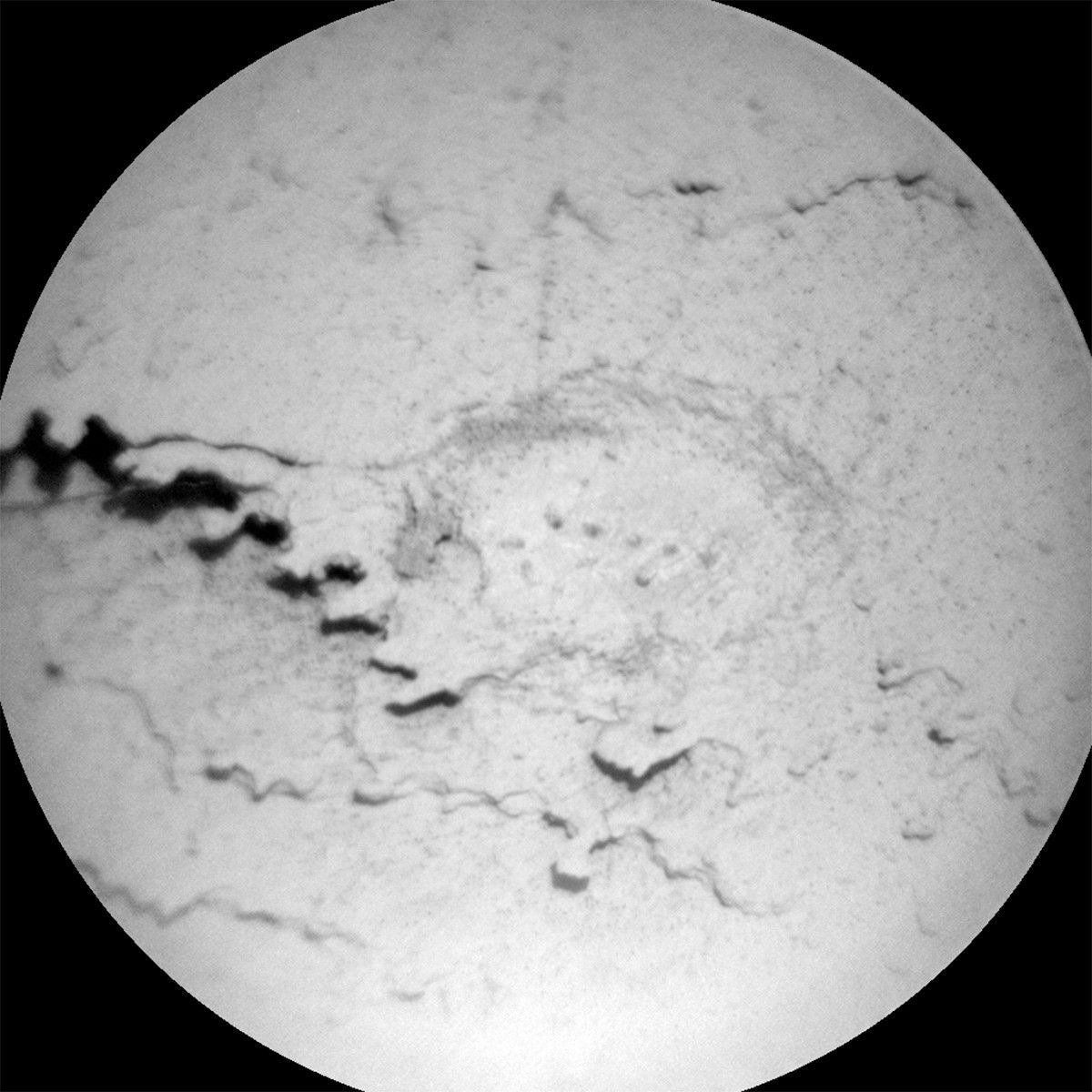 This image was taken by Chemistry & Camera (ChemCam) onboard NASA's Mars rover Curiosity on Sol 3822.