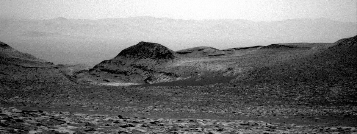 This image was taken by Right Navigation Camera onboard NASA's Mars rover Curiosity on Sol 3950.