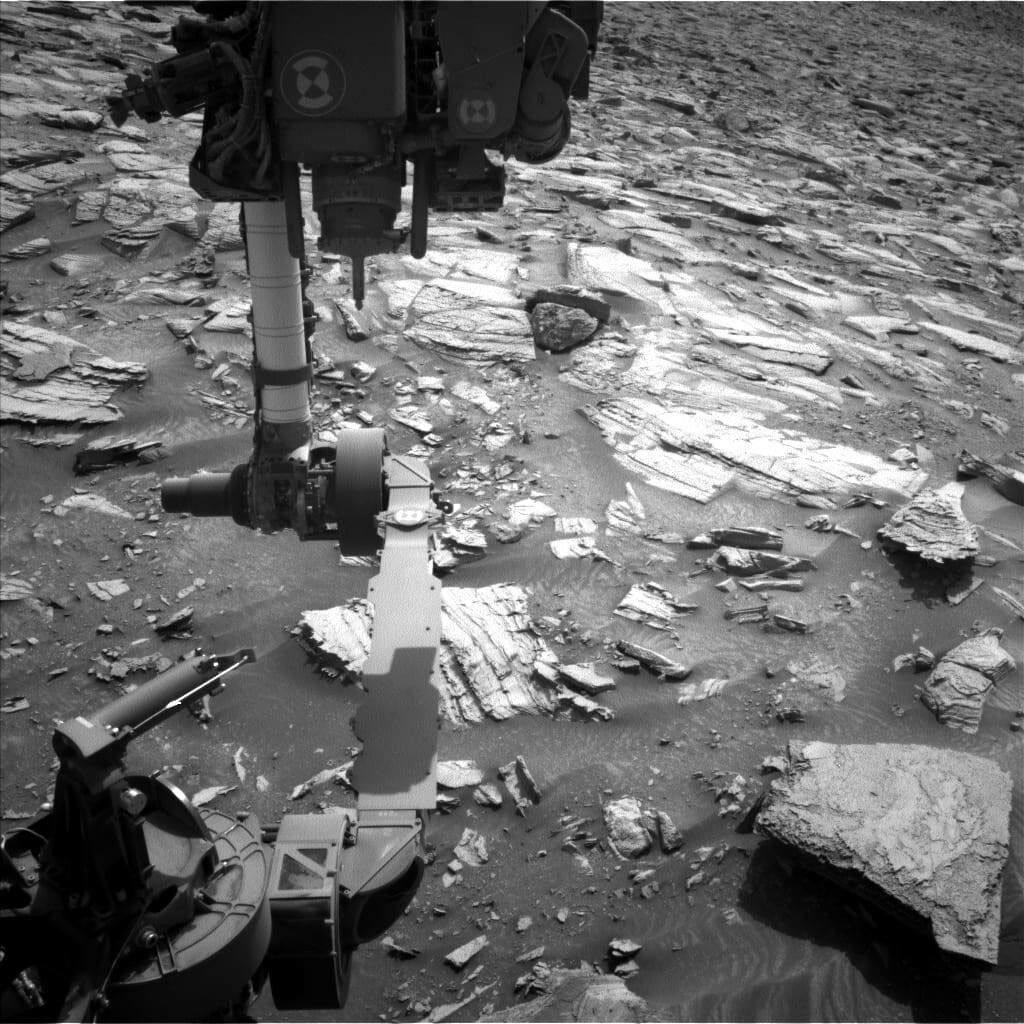 This image was taken by Left Navigation Camera onboard NASA's Mars rover Curiosity on Sol 4113.