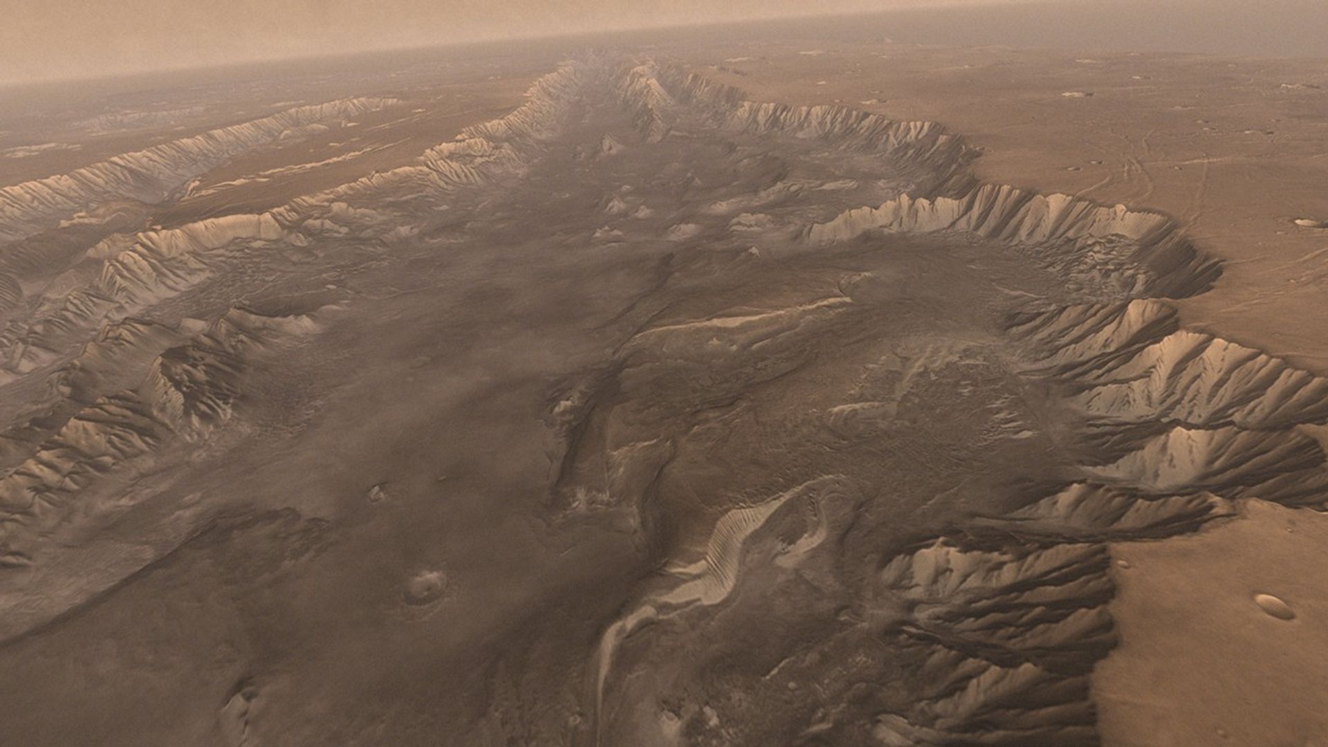 Fly Through Mariner Valley