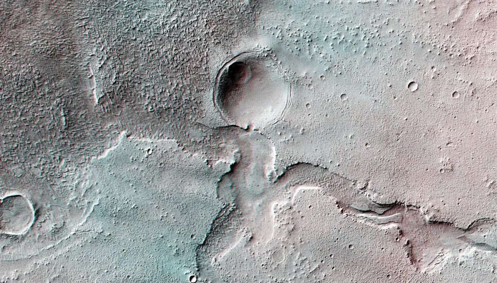 Lucus Planum is a part of the enigmatic Medusa Fossae Formation, a broad, soft, and easily eroded deposit.