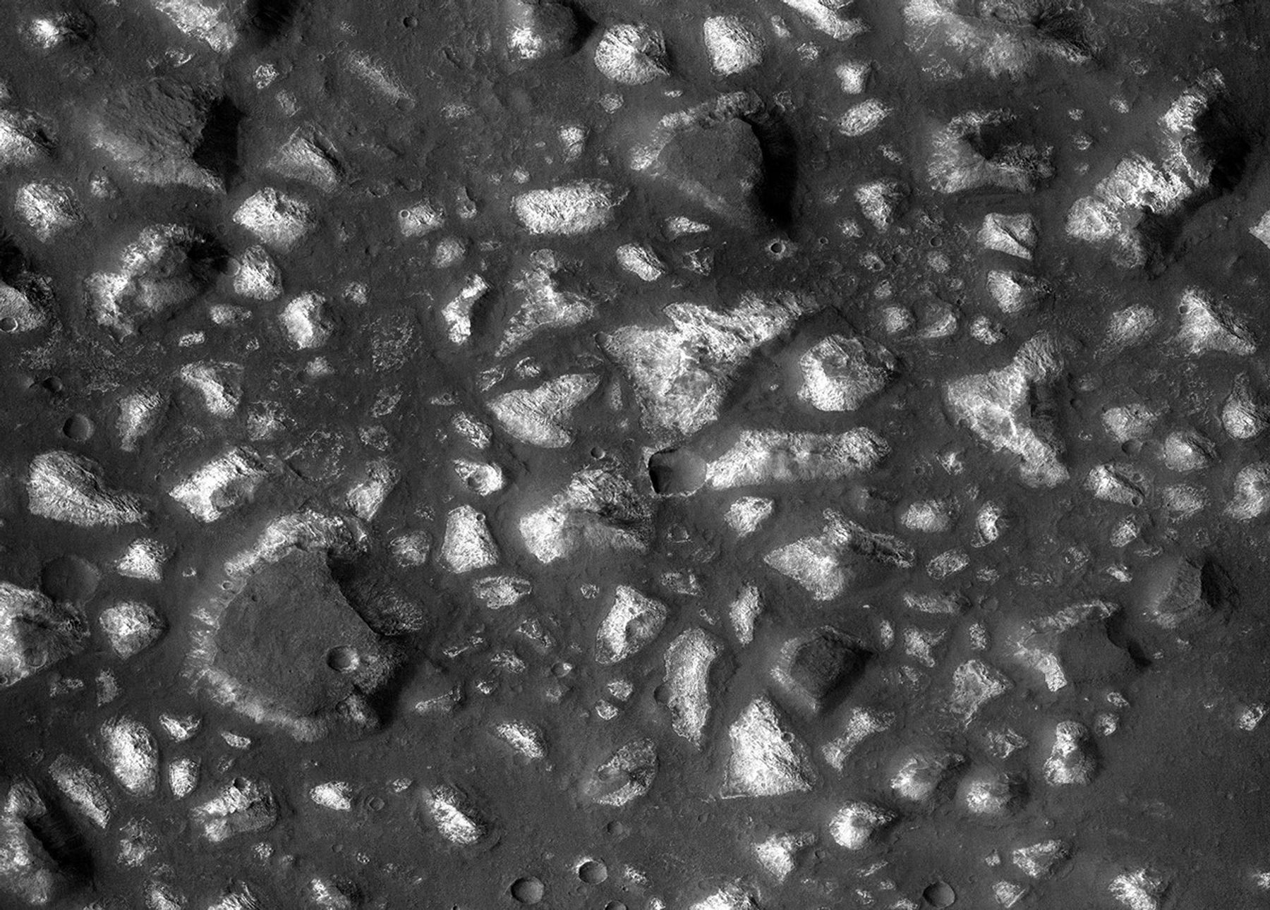 Possible Floor of an Ancient Martian Sea