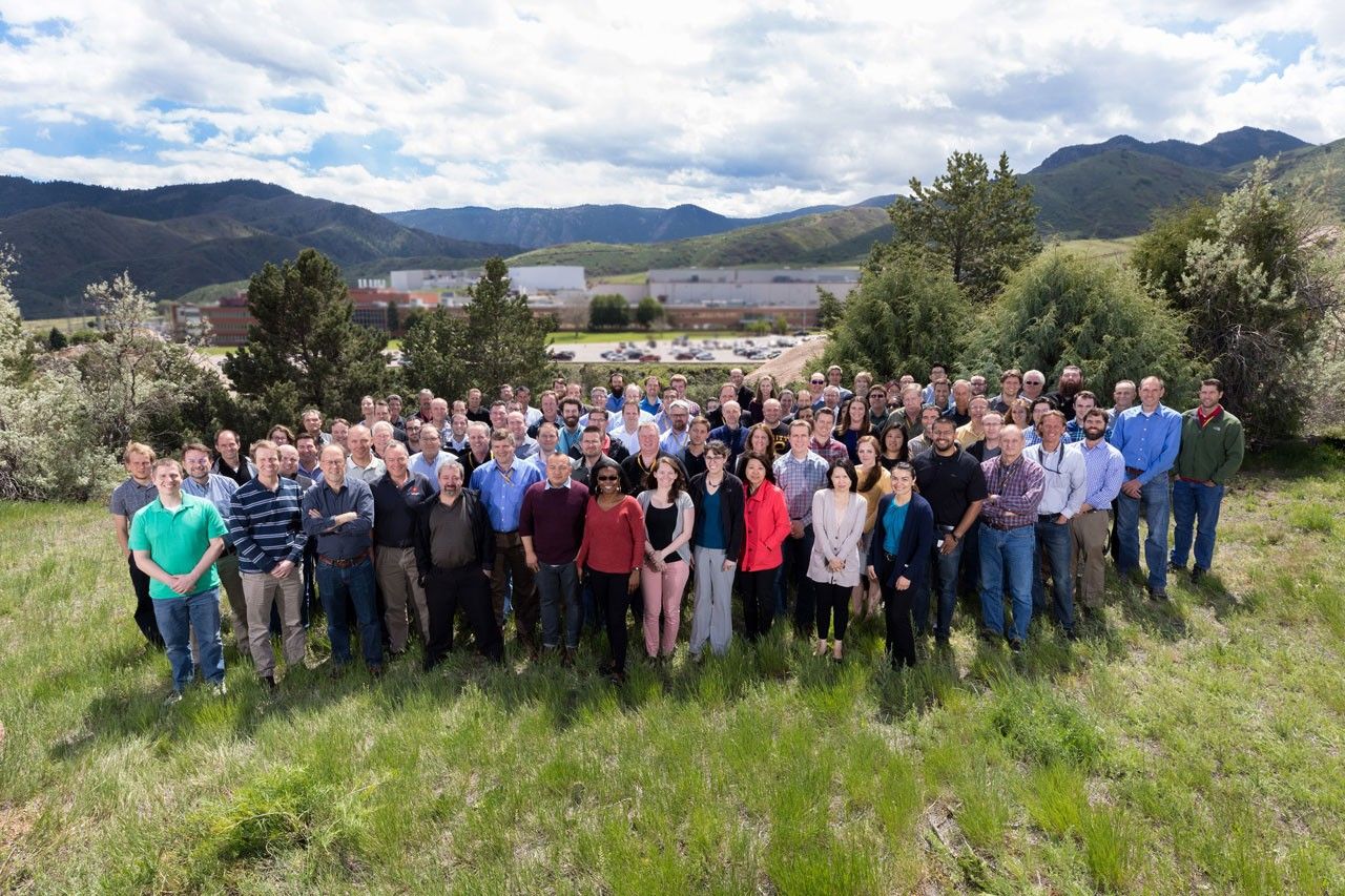 The InSight Team at Lockheed Martin Space in May 2017.