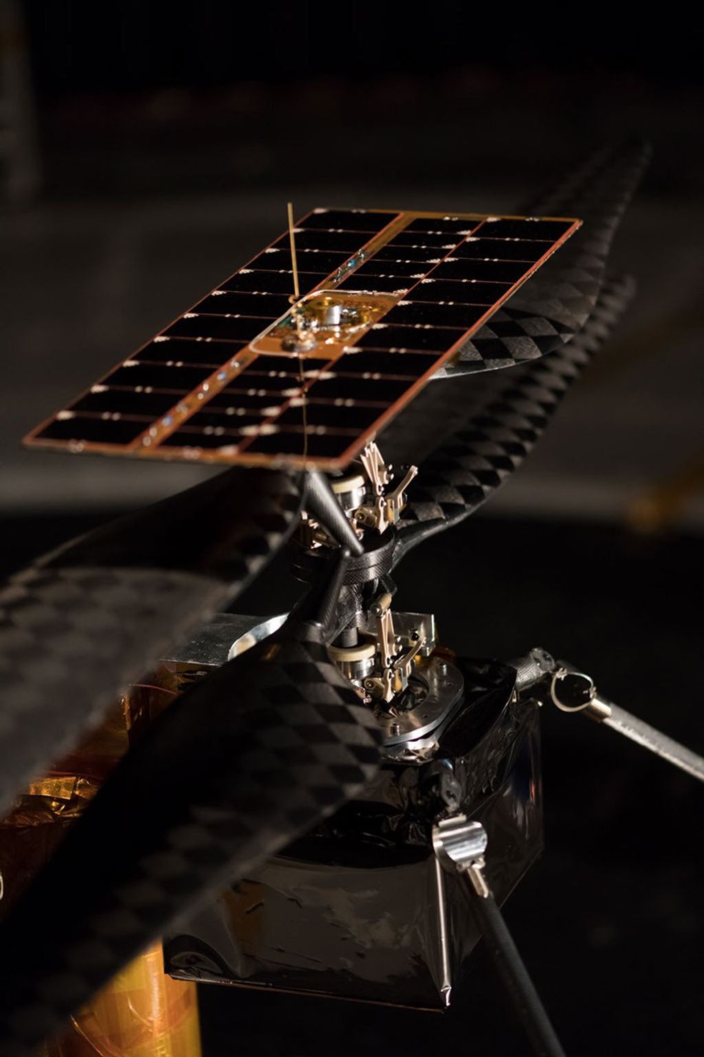 Close-up view of the Mars Helicopter