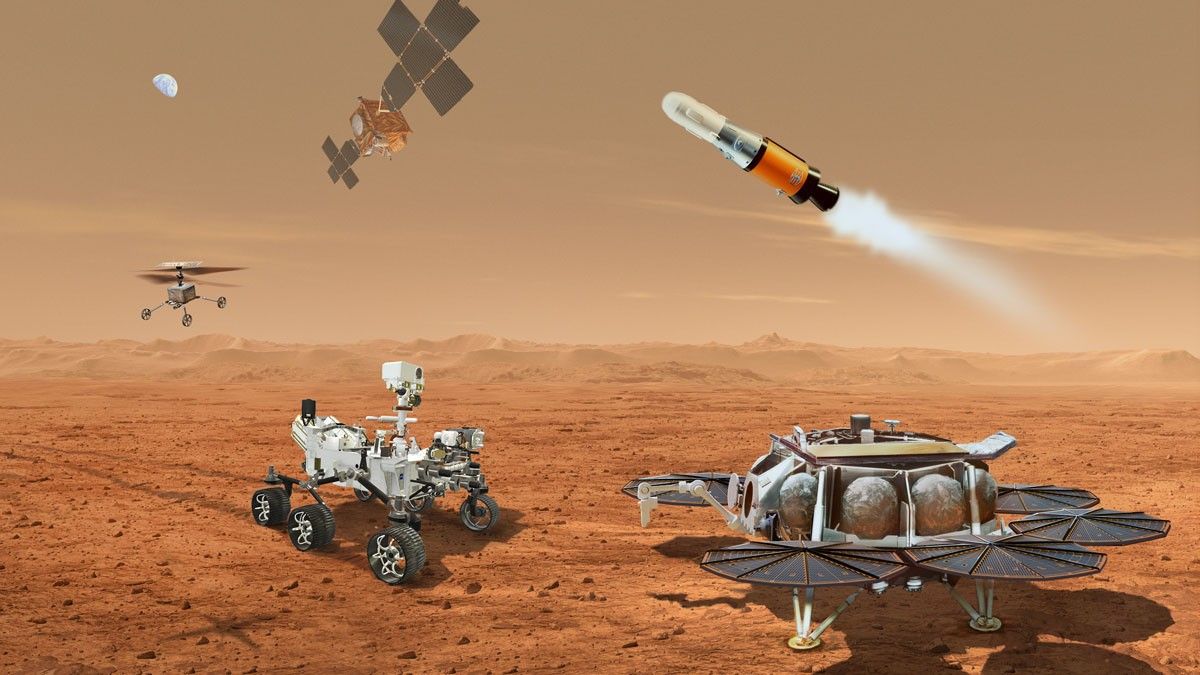 Mars Sample Return Concept Illustration - NASA Science