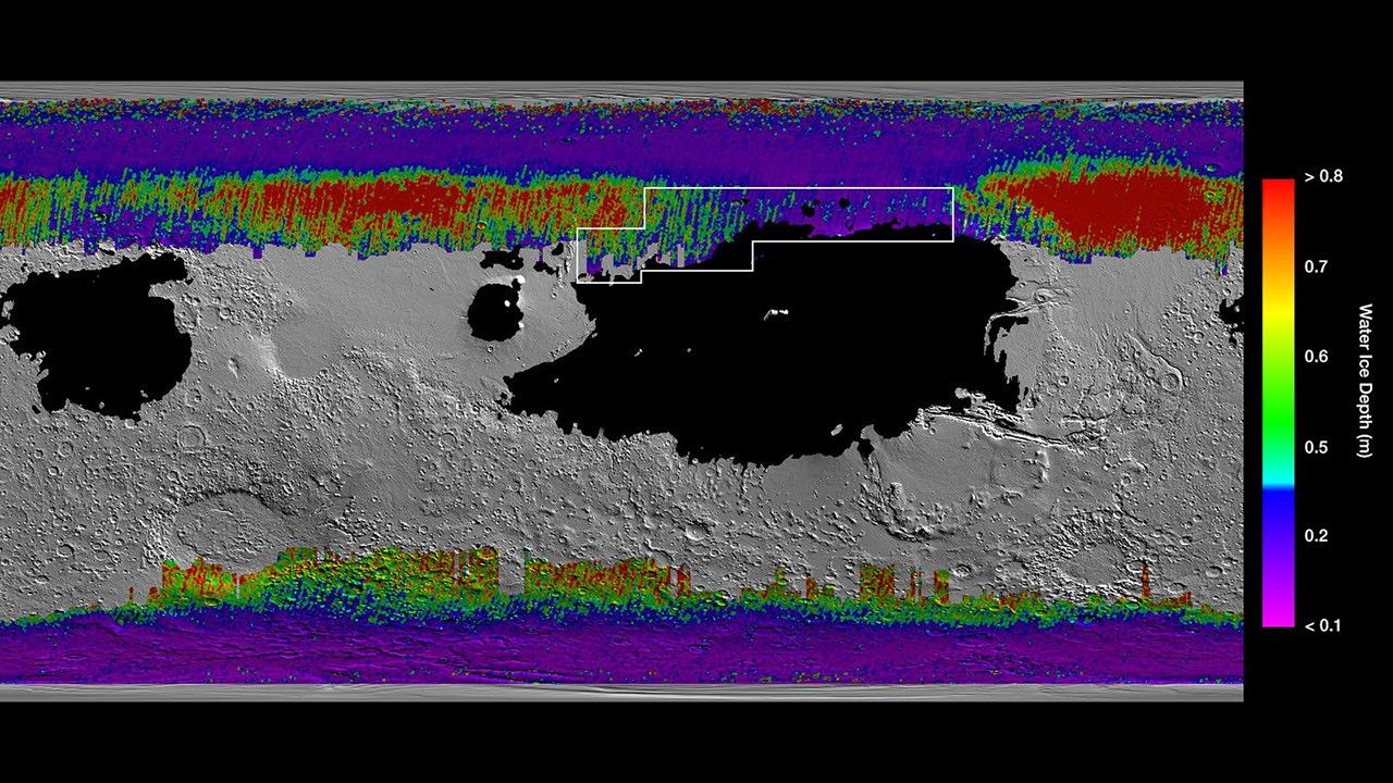 A Water Ice Map for Mars - NASA Science