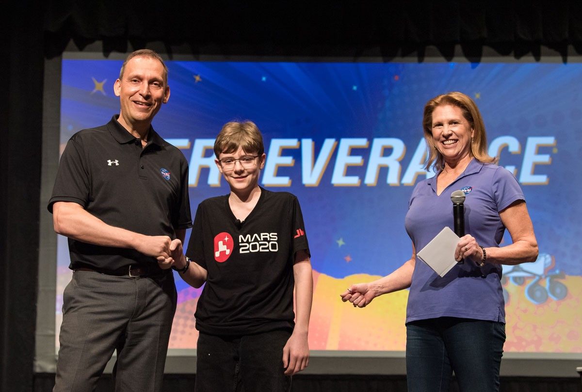 Thomas Zurbuchen Congratulates Rover Naming Contest Winner