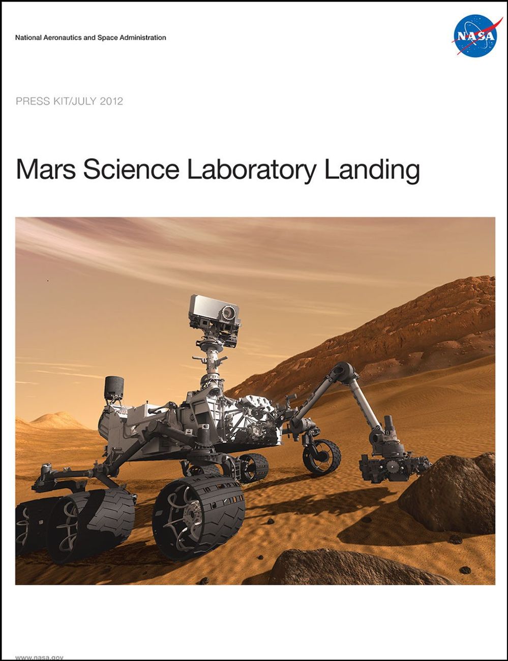 MSL landing press kit