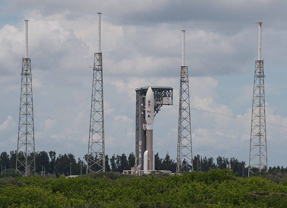 
			Mars 2020 Perseverance Stands Tall at Launch Pad - NASA Science			