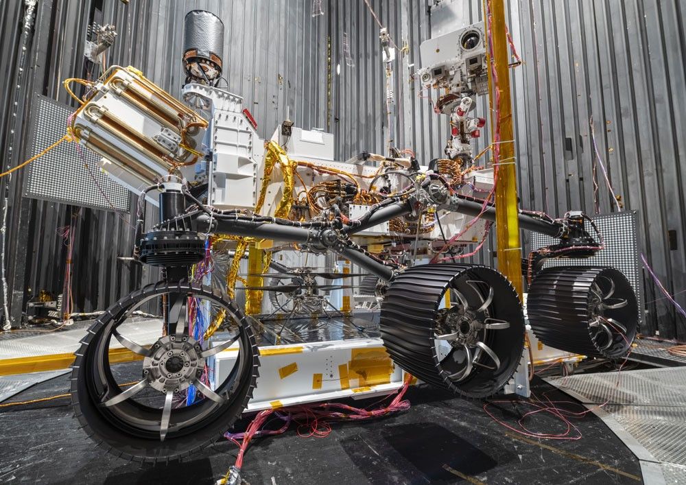 Mars 2020 Perseverance rover and the Ingenuity Mars Helicopter