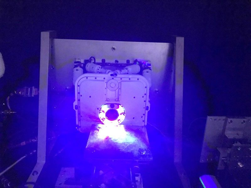 Image showing PIXL illuminated with purple lights
