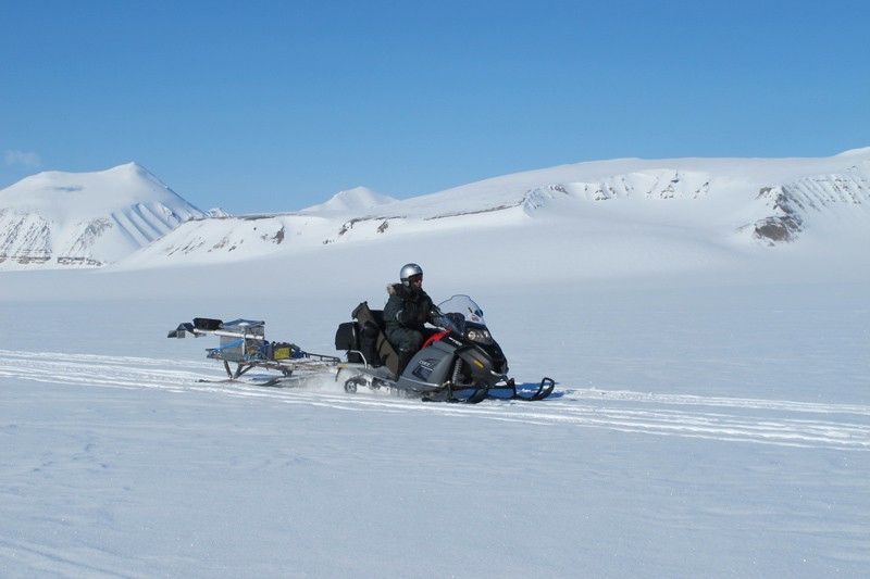 Snow mobile testing RIMFAZ